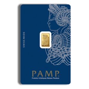 PAMP Fortuna 1 Gram .9999 Fine Gold Bar (In Assay)