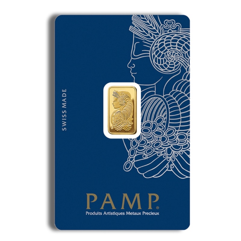 PAMP Fortuna 2.5 Gram .9999 Fine Gold Bar (In Assay)