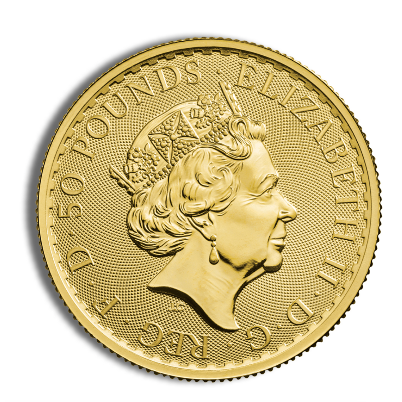 1/2 oz Gold Britannia (Year Varies) - Image 2