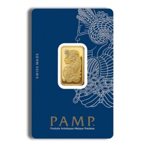 PAMP Fortuna 10 Gram .9999 Fine Gold Bar (In Assay)