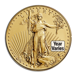 1/2 oz Gold Eagle - BU (Year Varies)