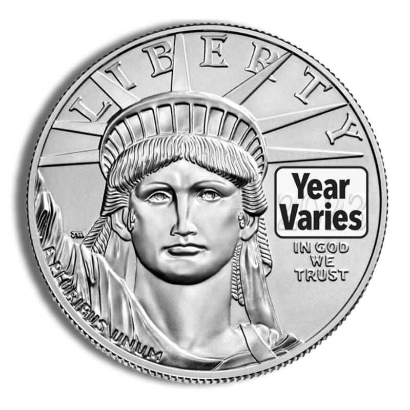 1 oz Platinum Eagle Coin – BU (Date Varies)