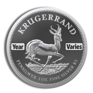 1 oz Silver Krugerrand – BU (Year Varies)