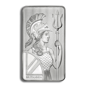 100 oz Silver Bar – Royal Mint Britannia